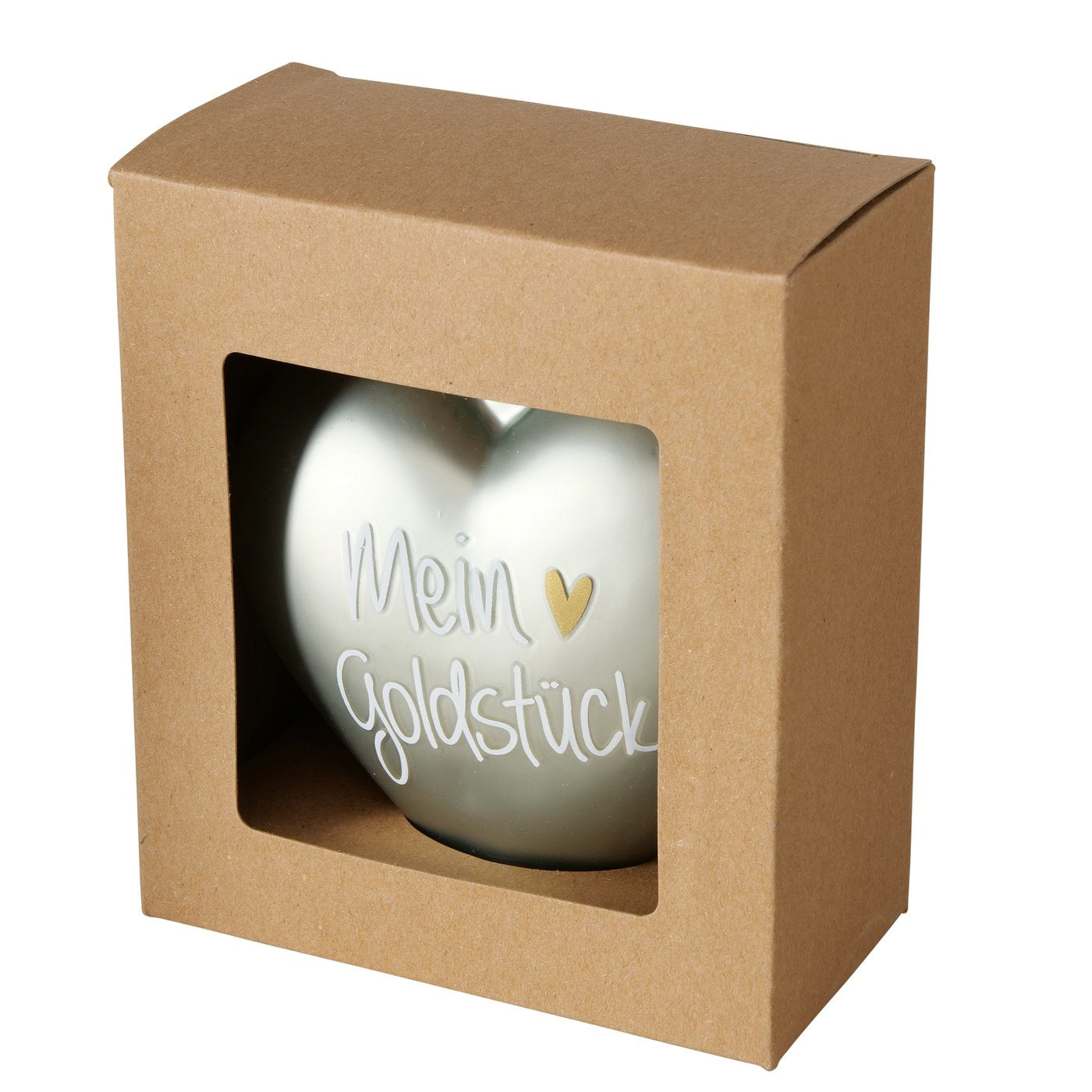 Weihnachtsanhänger Herzensmensch, 4 Varianten., Herz, L 10 cm, H 10 cm, Matt