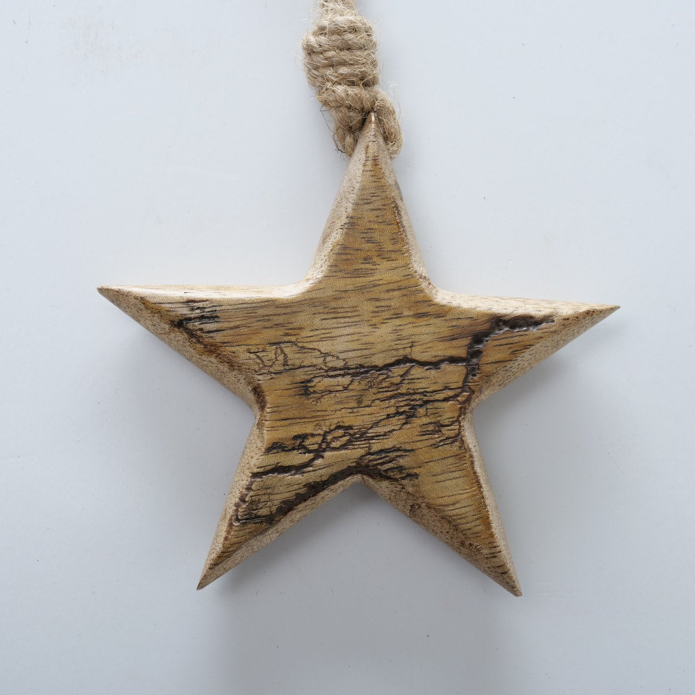 Dekoanhänger "Percha" aus Mangoholz, 3-teiliges Set, Sterne