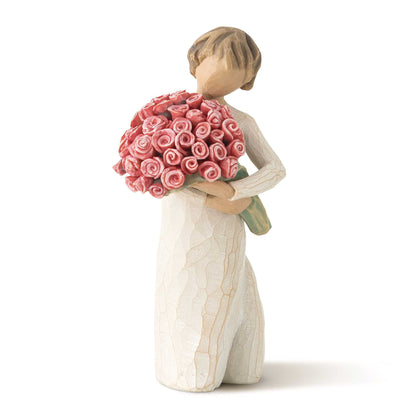 Willow Tree Abundance - Figur mit Blumenstrauß als Symbol für Fülle und Dankbarkeit