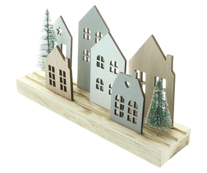 LED-Board "Häuser" - Weihnachtsdeko für den Innenbereich