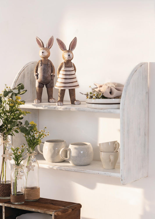 Hasenpaar Lino & Mia, Höhe 29 cm