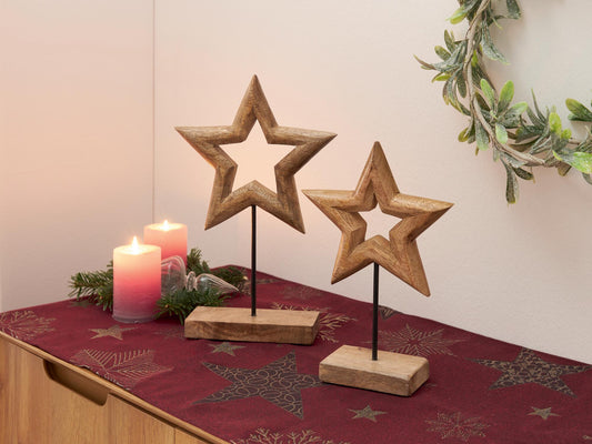 Weihnachtsdeko "Stern" 2er Set