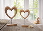 Holzdeko Herz - 2er Set
