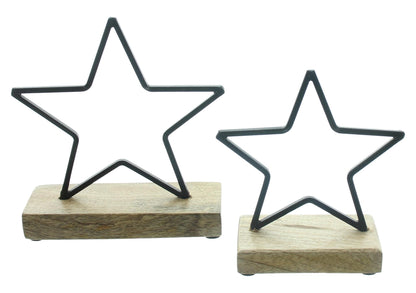 Stern "Schwarz" 2er Set