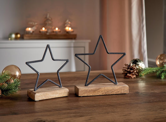 Stern "Schwarz" 2er Set