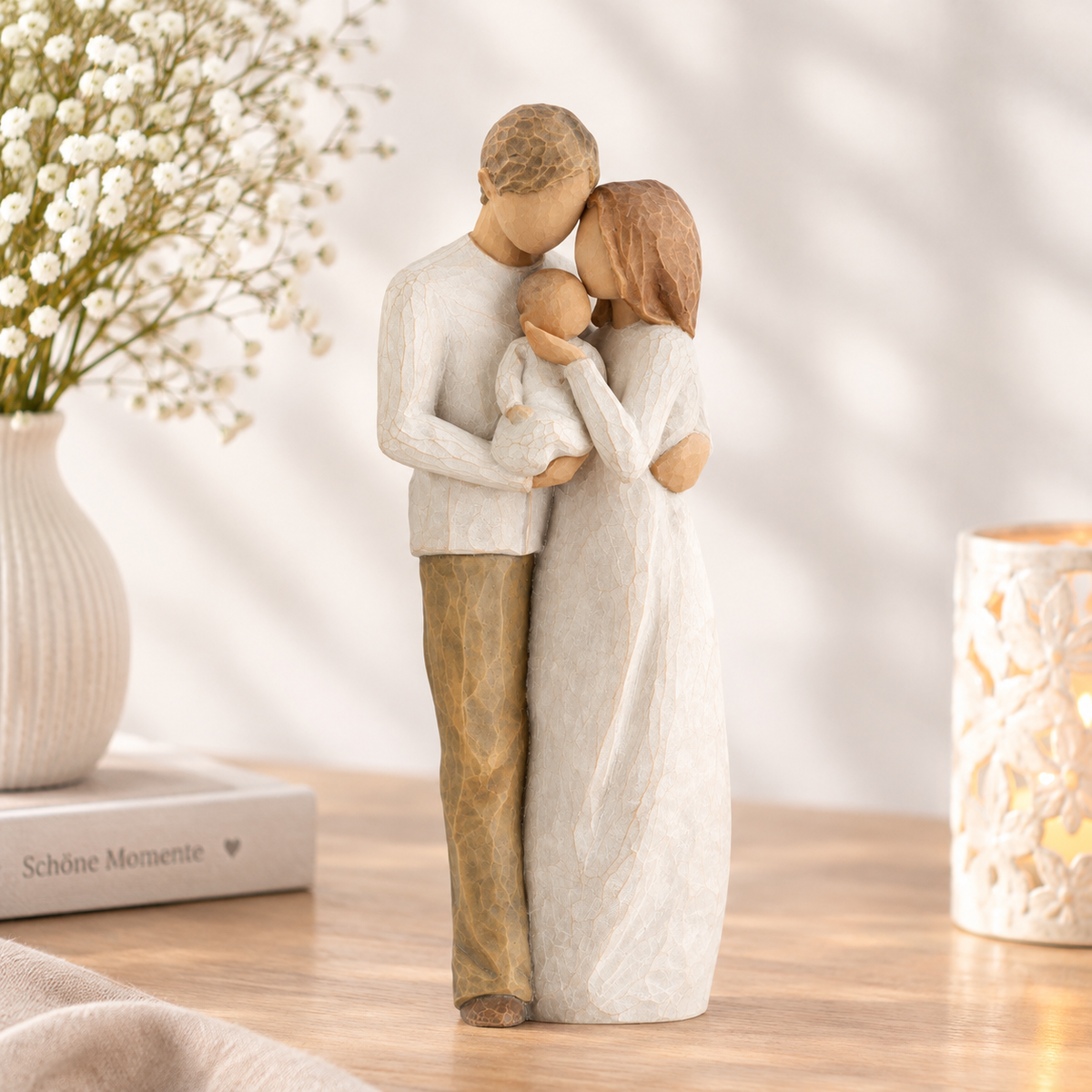 Willow Tree - Unser strahlendes, freudiges Geschenk - liebevolle Skulptur zur Geburt