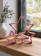 Dekorative Weihnachtssterne – 3er-Set aus PLA