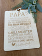 Dekobrettchen "Papa" 22cmx17cm