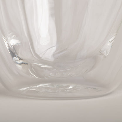 Eulenschnitt Doppelwandiges Herzglas 200 ml