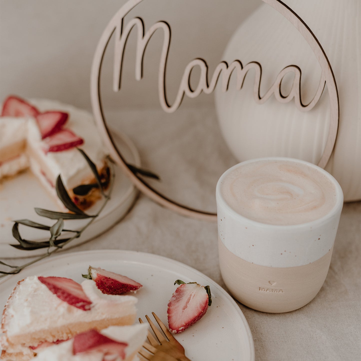 Eulenschnitt Becher "MAMA"