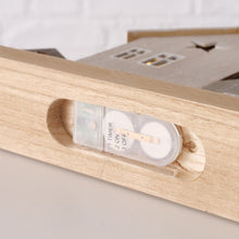 Lade das Bild in den Galerie-Viewer, Dekoaufsteller &quot;Haus&quot; mit LED-Beleuchtung, Weihnachten, Advent
