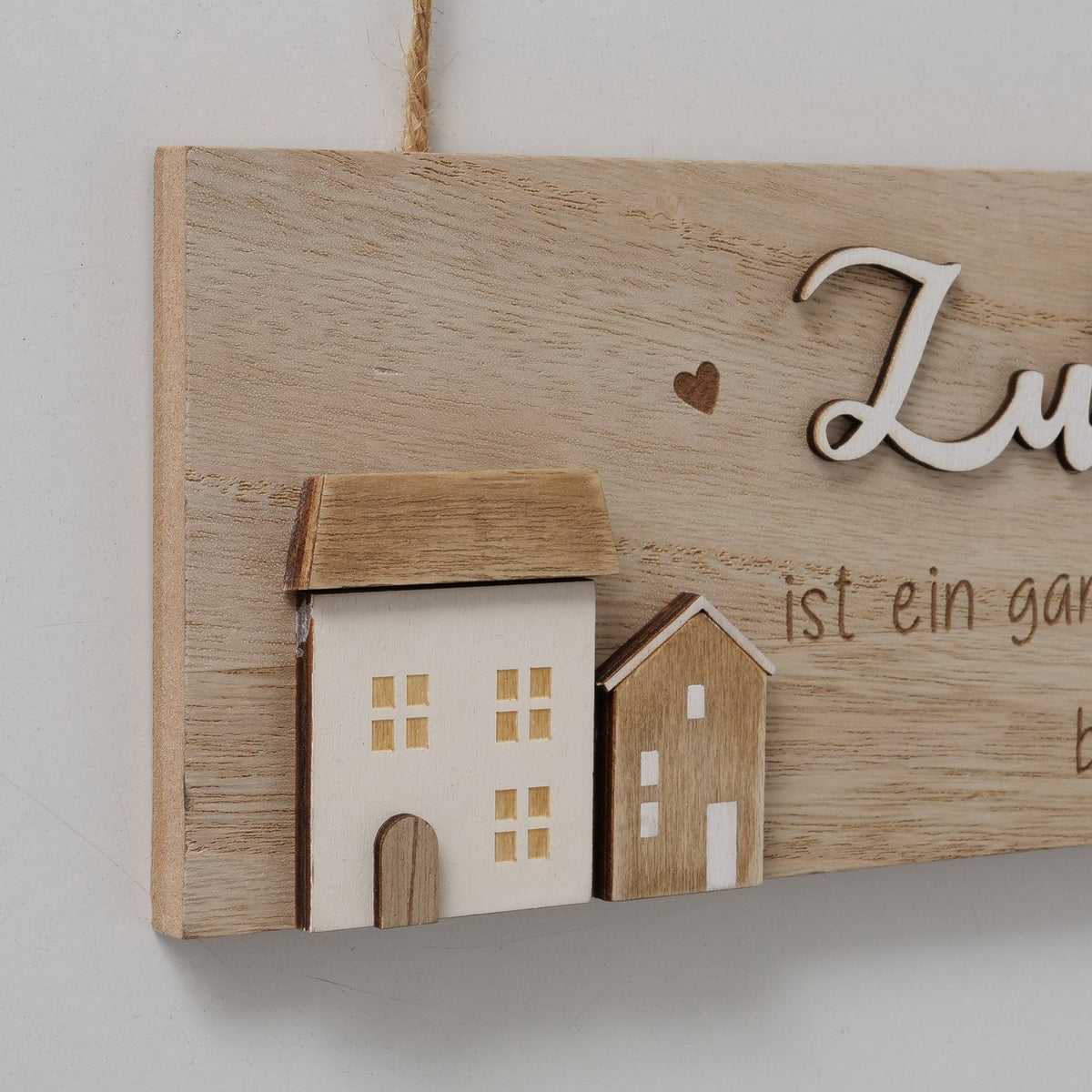 Dekoschild zum Aufhängen,  Familie, Zuhause, 2 Varianten, Dekoration