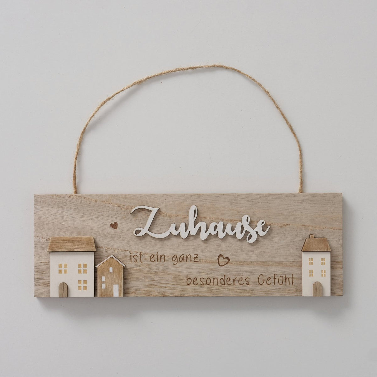 Dekoschild zum Aufhängen,  Familie, Zuhause, 2 Varianten, Dekoration